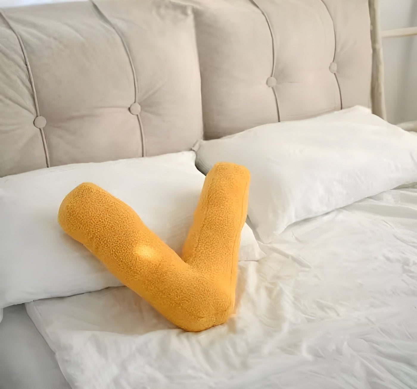 AlphaPlush Kissen – Weiches Alphabet Sofa Wurfkissen