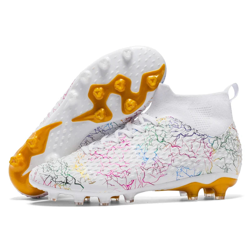 Herren Hohe Spitze Fußballschuhe | mit Langen Spikes