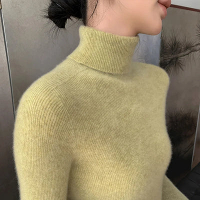Brand & Belle | Luxuriöser Cashmere Pullover mit hohem Kragen