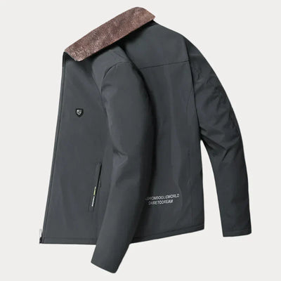 Gefütterte jacke mit Reißverschluss