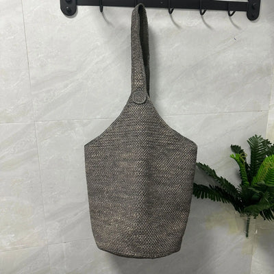 Boho Strohtasche Damen – Handgefertigte Strandtasche Sommer 2025 Shopper