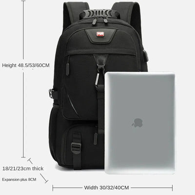 S3 Tech Pro 50-80L Ultimativer USB-Rucksack