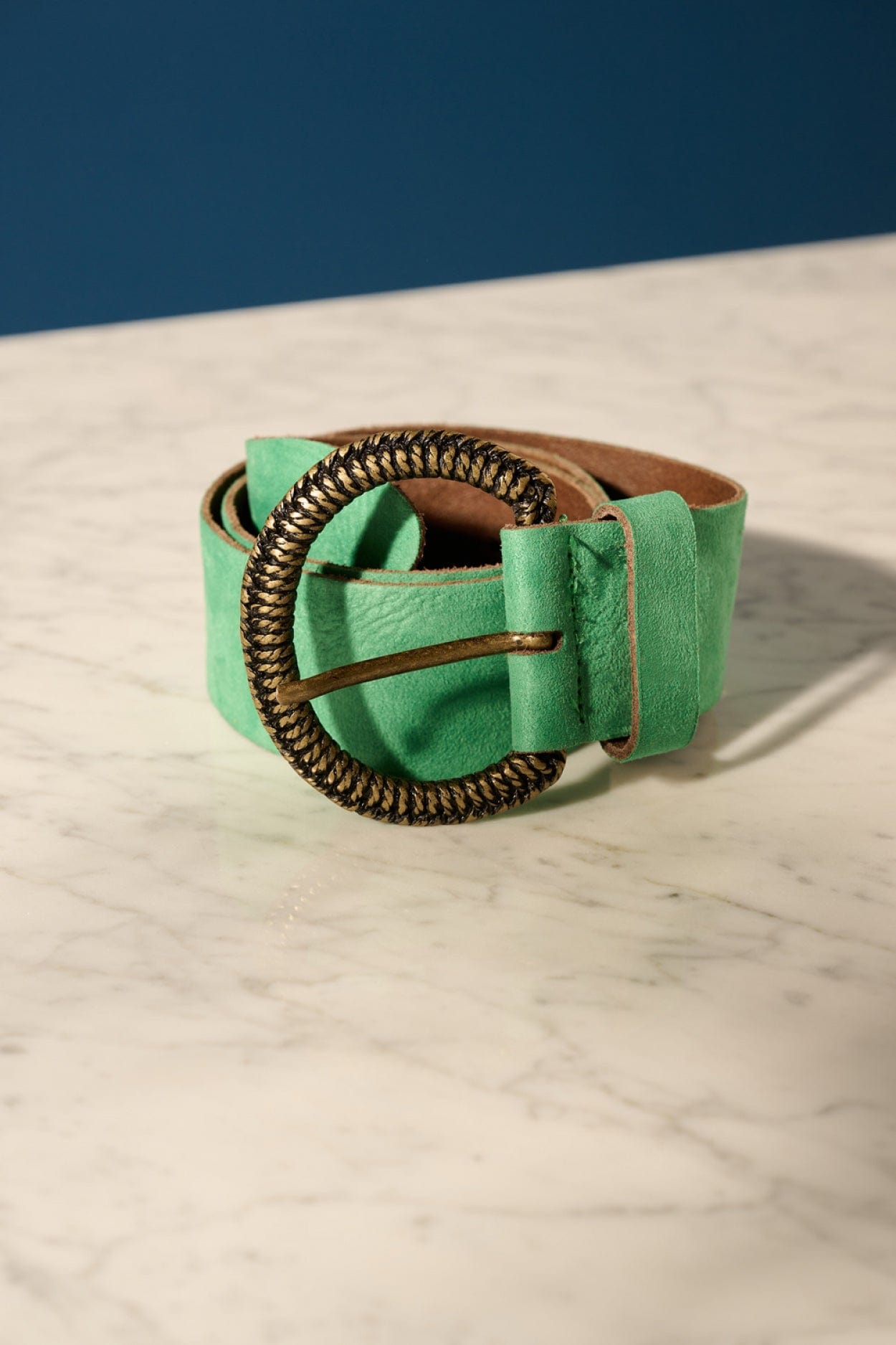 Grün mit Goldener Schnalle Für Frauen