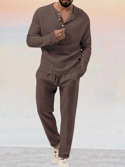 Ywain - Stylisches Outfit für Männer im Sommer, atmungsaktives, praktische Taschen.