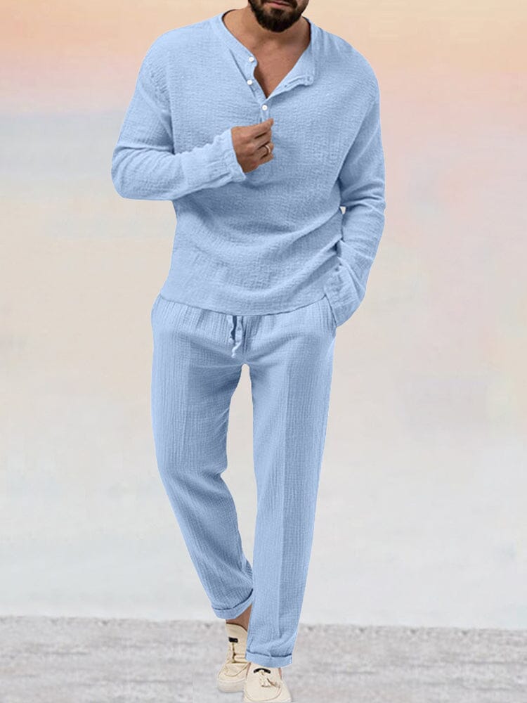 Ywain - Stylisches Outfit für Männer im Sommer, atmungsaktives, praktische Taschen.