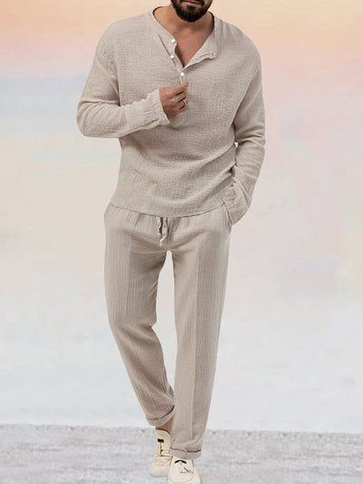 Ywain - Stylisches Outfit für Männer im Sommer, atmungsaktives, praktische Taschen.