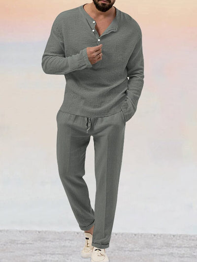 Ywain - Stylisches Outfit für Männer im Sommer, atmungsaktives, praktische Taschen.