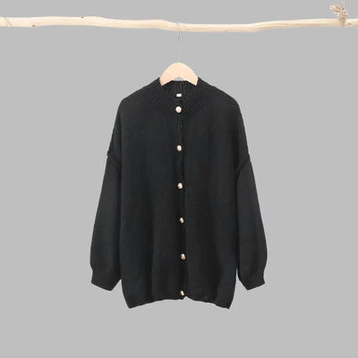 Brand & Belle | Strickjacke mit goldenen Knöpfen