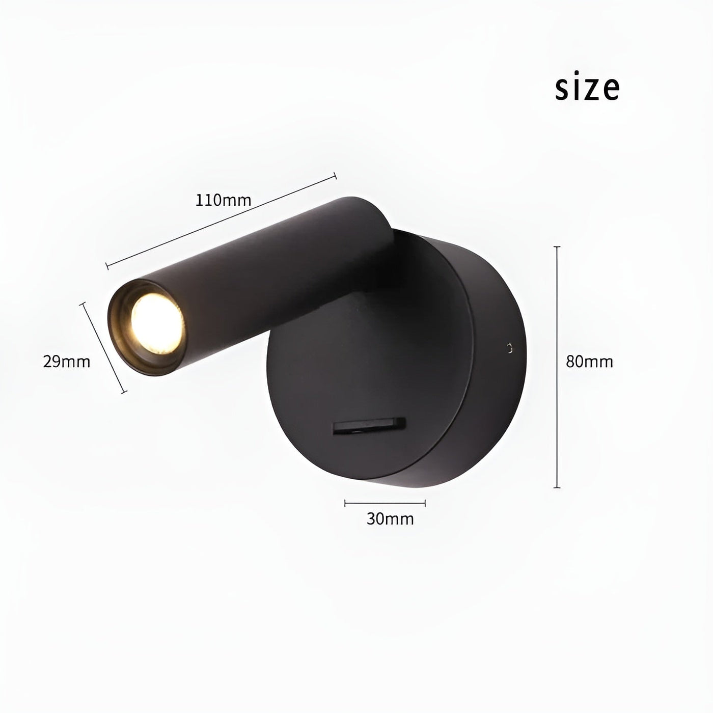 AetherArc Lampe - Verstellbare 360-Grad-Rotations-Wandlampe