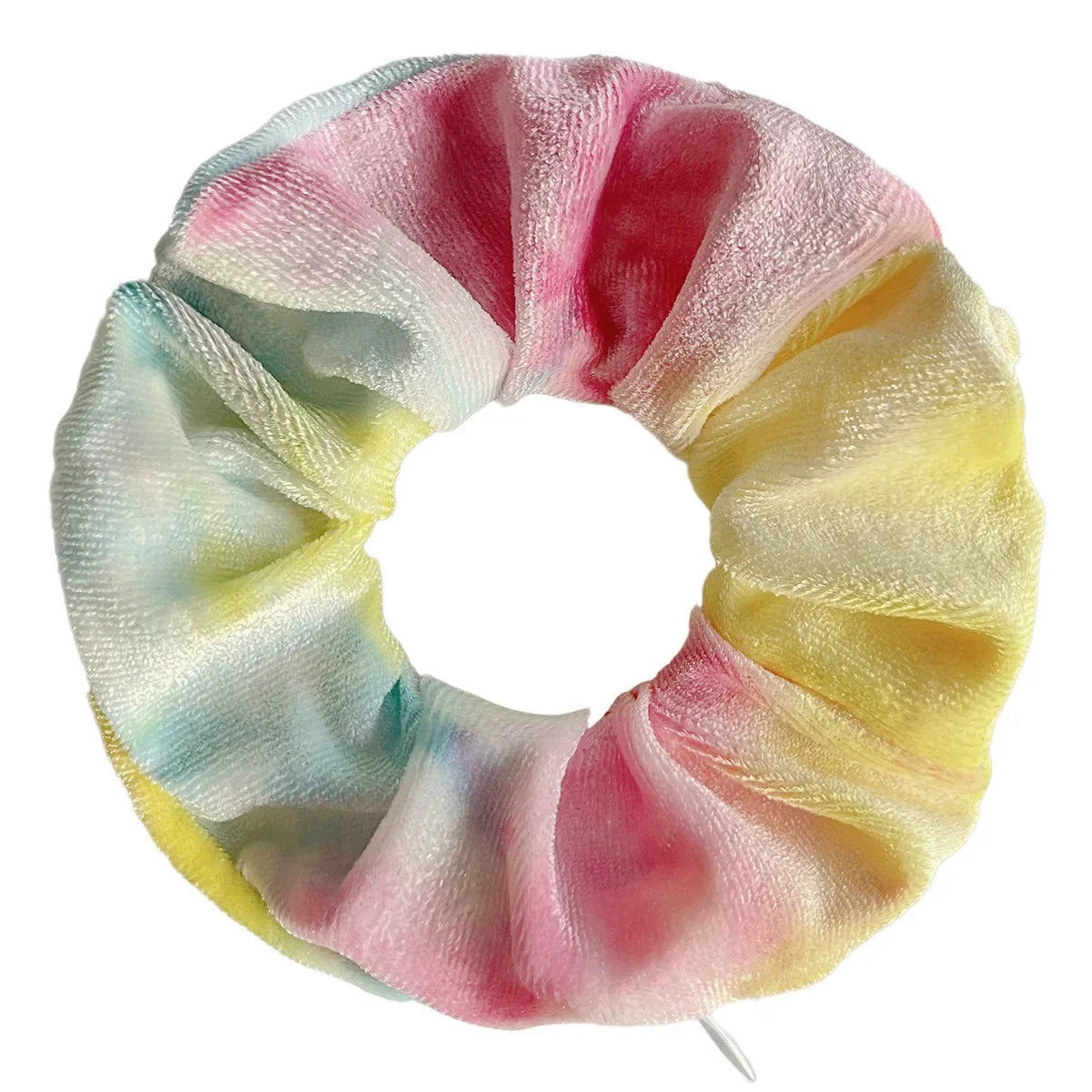 Velvet Scrunchies With Pocket Zipper Hair Ties for Women Hidden Hair Scrunchie Ponytail Holder Elastic Bands Gift for Friend