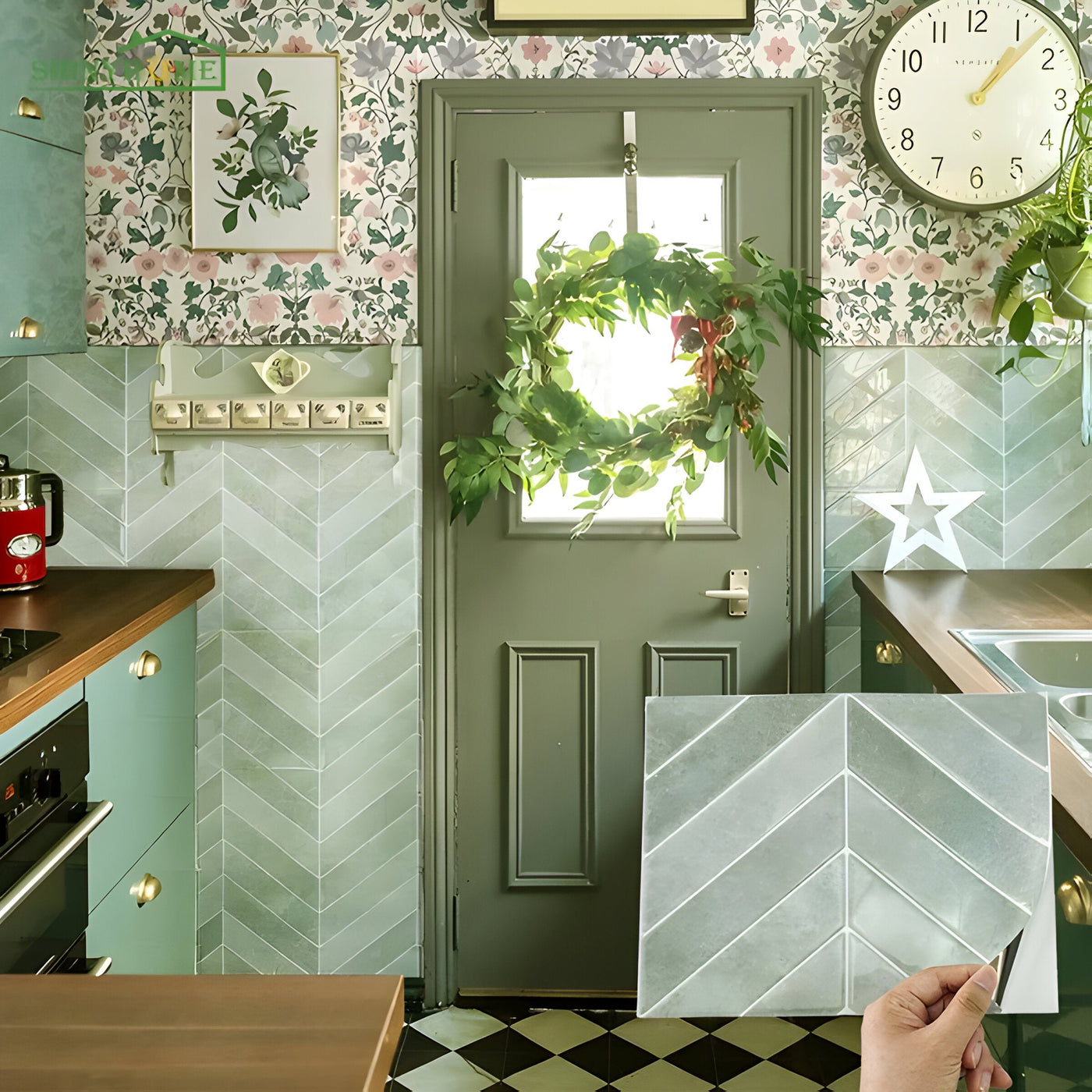 SnapDecor Fliesen – 3D Selbstklebende Wandfliesen