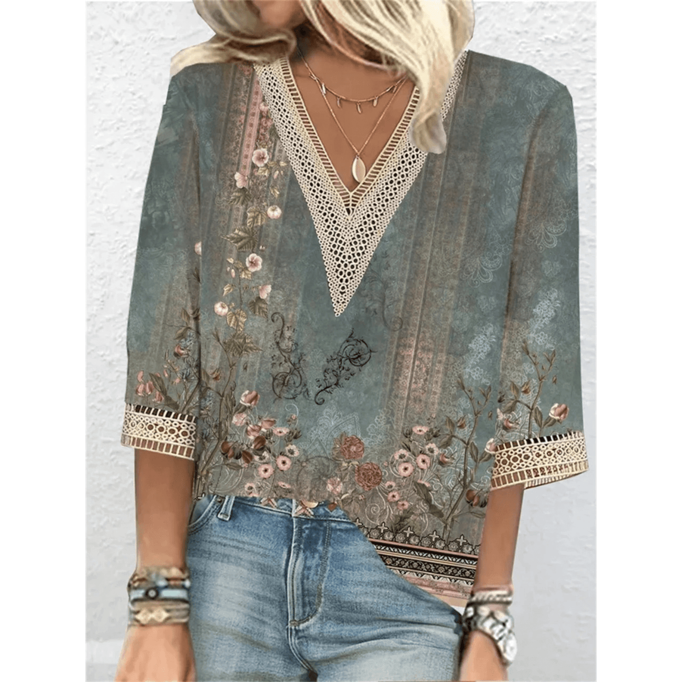 Sandra - Elegante Leichte Seidenbluse Damen