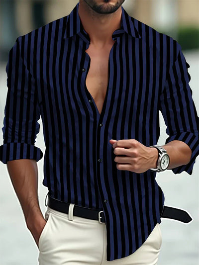 Saniel - Herrenhemd Aus Premium-Baumwolle Mit Strukturiertem Kragen