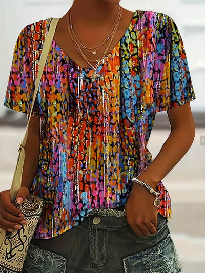 Neristelle | V-Ausschnitt T-Shirt Damen