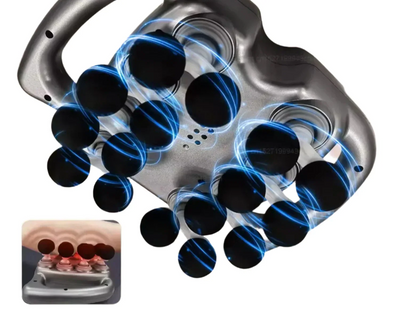 Elektrisches Tiefenmuskelmassagegerät mit Wärme – Tragbares Handgerät für Muskeltherapie