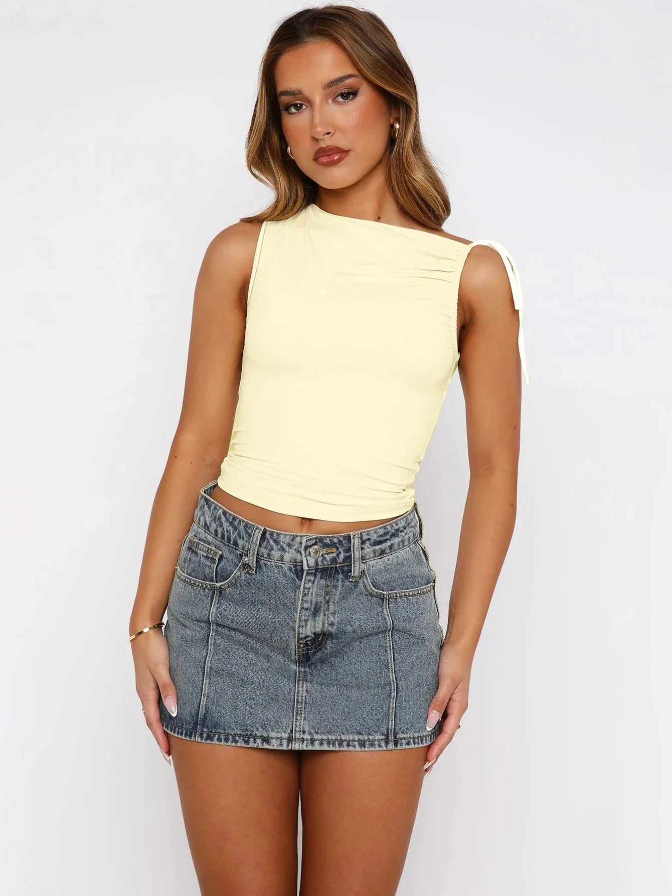 Mayfair™ | Elara Schnürtop mit Raffungen