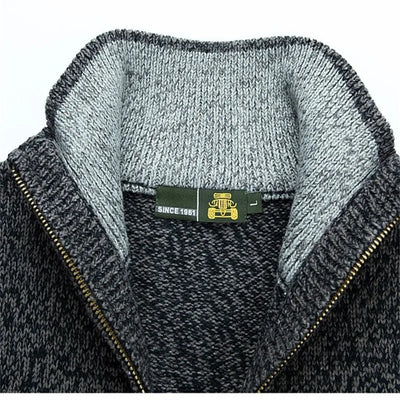 Thomas | Zip-Up Vintage Cardigan