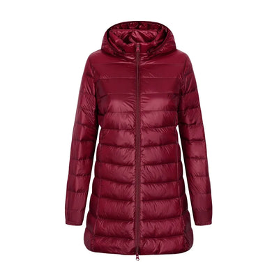 Damen Winter Daunen Jacke | Mit Kapuze