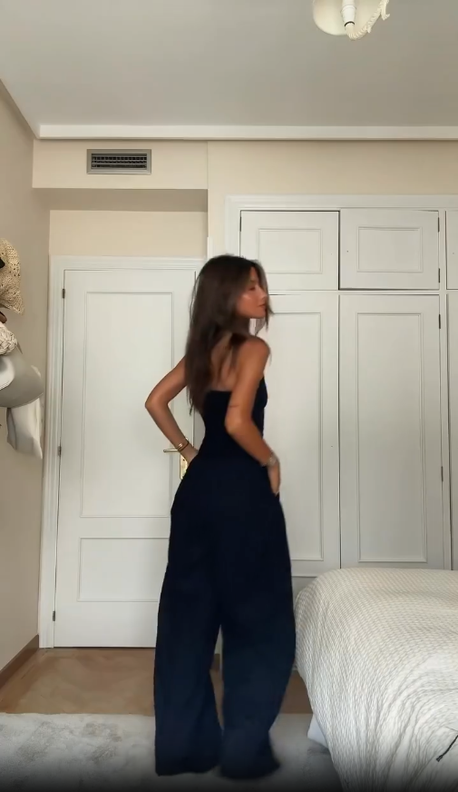 Lunaria | Schwarzer Jumpsuit