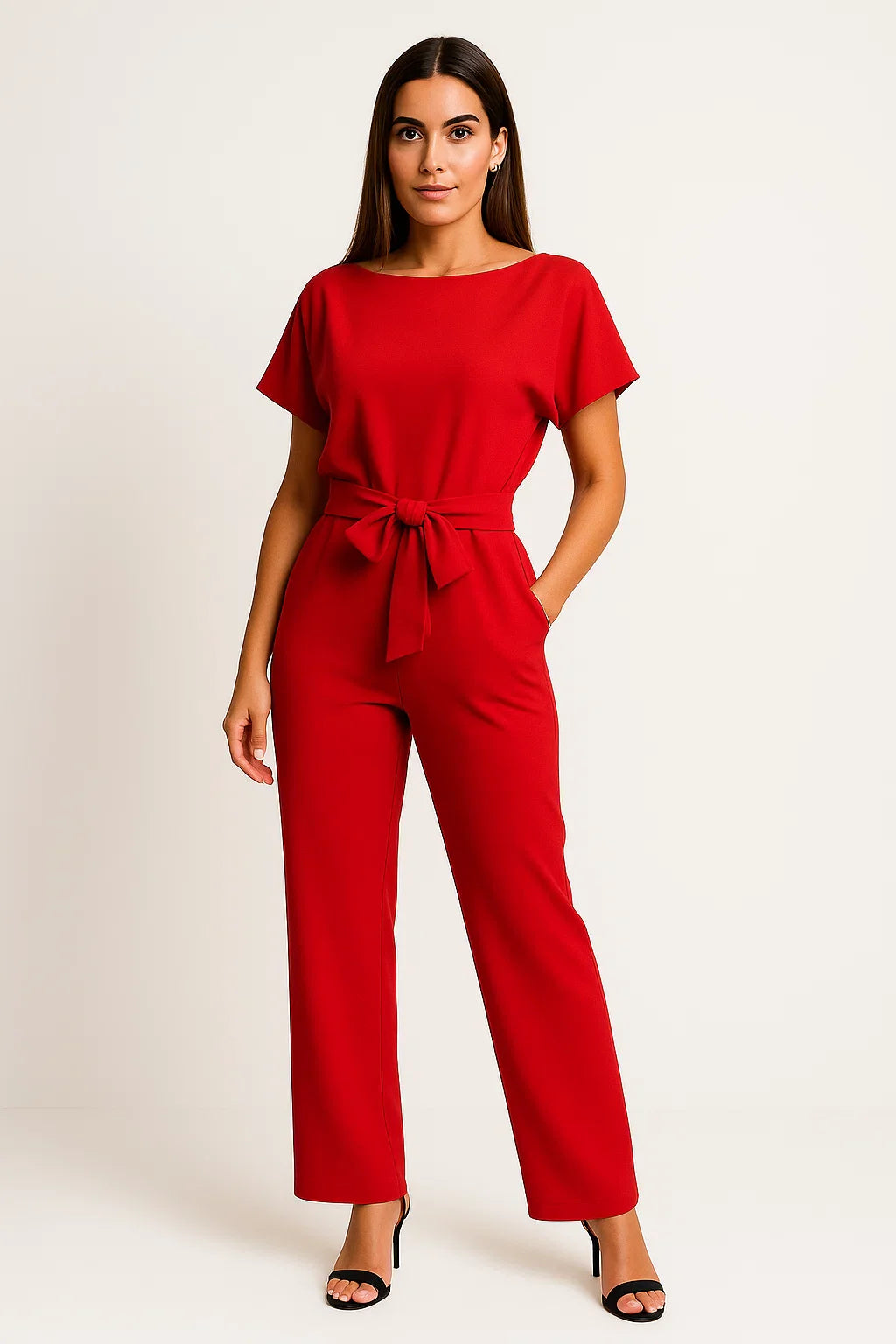 Schicker Jumpsuit mit Gürtel