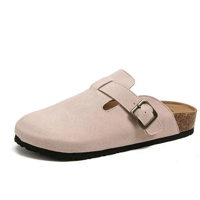 Wildleder-Loafer mit Schnalle für Unisex