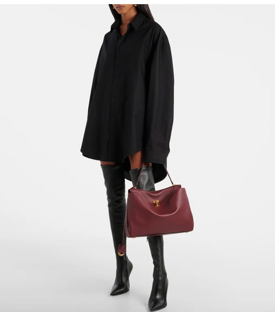 Luxuriöse vegane Leder Tote Bag