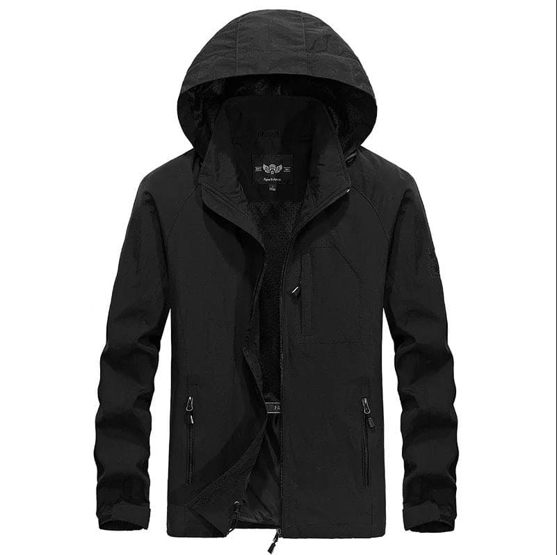 Kapuzenjacke mit Reißverschluß und Taschen für Männer