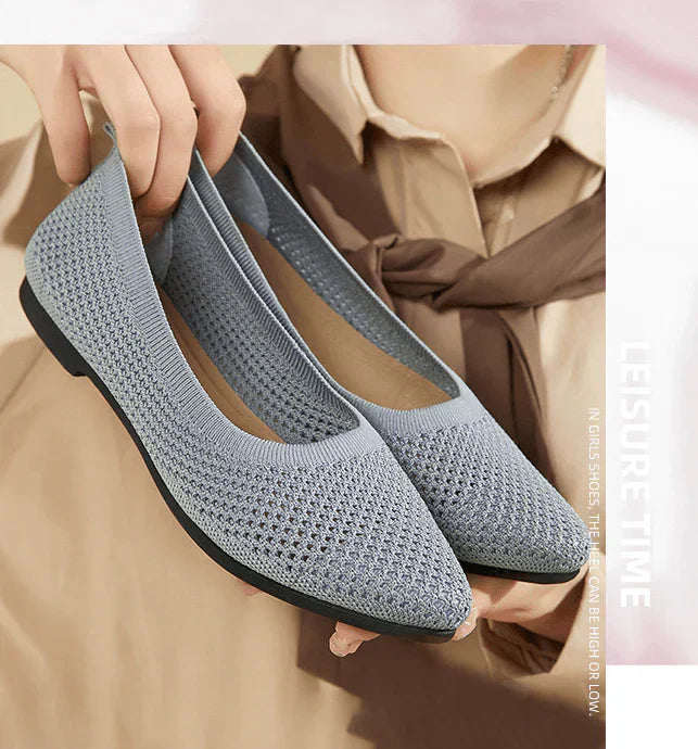Marcela® | Graue orthopädische Ballerinas