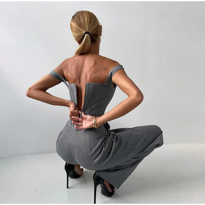 Adele™ | 3-teiliges Set (Korsett, Blazer und Hose)