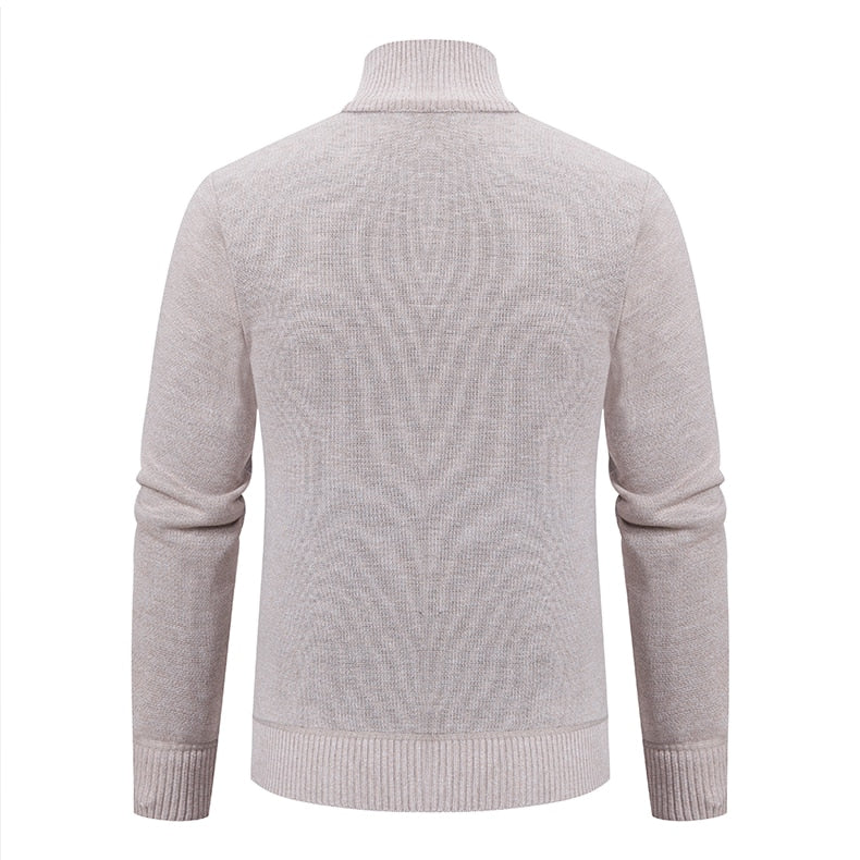 Business Strickjacke mit Reißverschluss für Männer