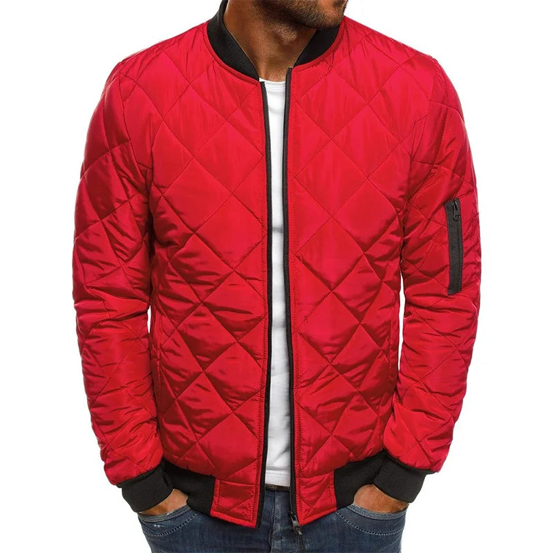 Damian™ | Lässige Jacke mit Rauten-Design