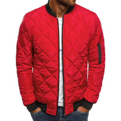 Damian™ | Lässige Jacke mit Rauten-Design