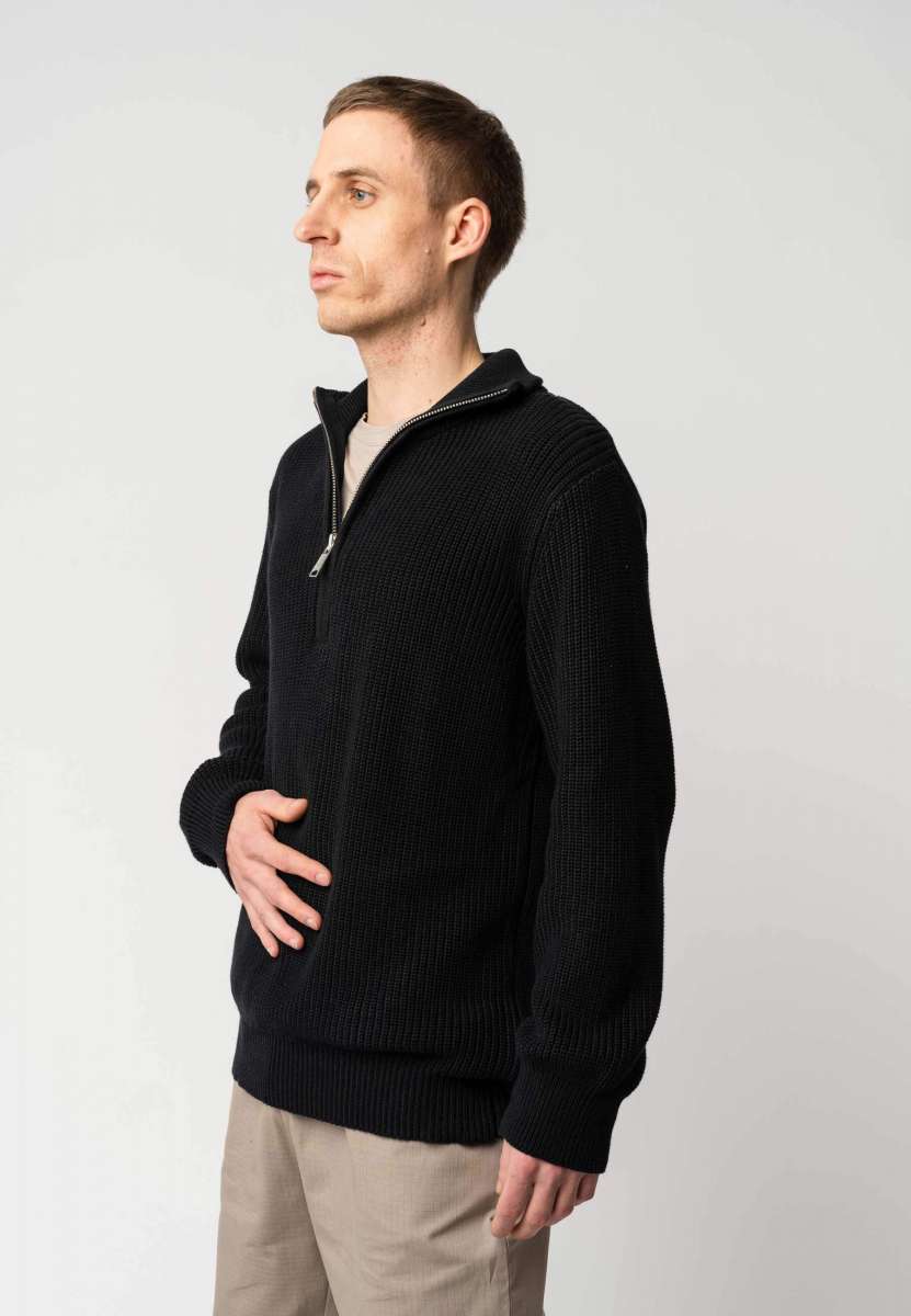 Brand & Belle | BERLIN HALB ZIP-PULLOVER