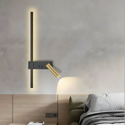 QuietGlow Lamp - Minimalist Duo-Wandlampe mit Schalter