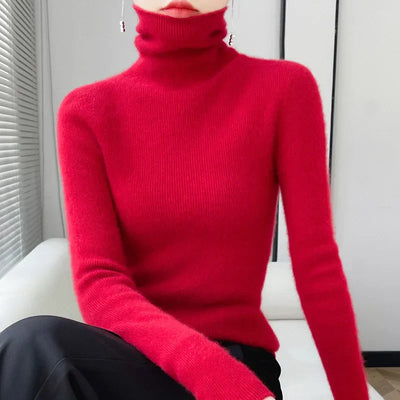 Brand & Belle | Luxuriöser Cashmere Pullover mit hohem Kragen