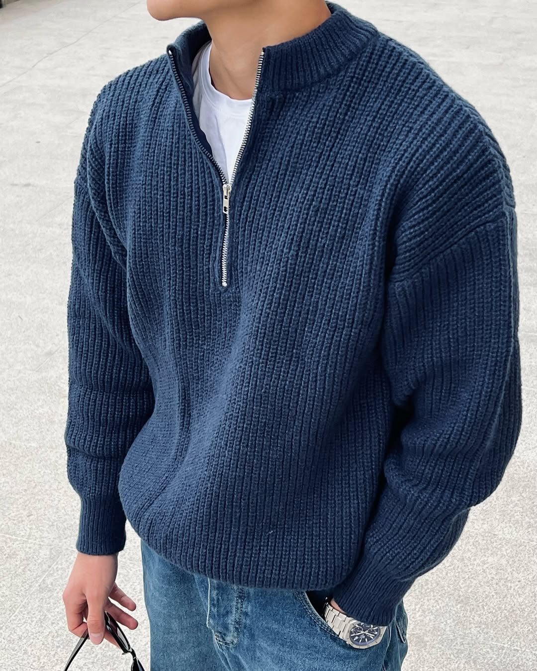 Brand & Belle | BERLIN HALB ZIP-PULLOVER