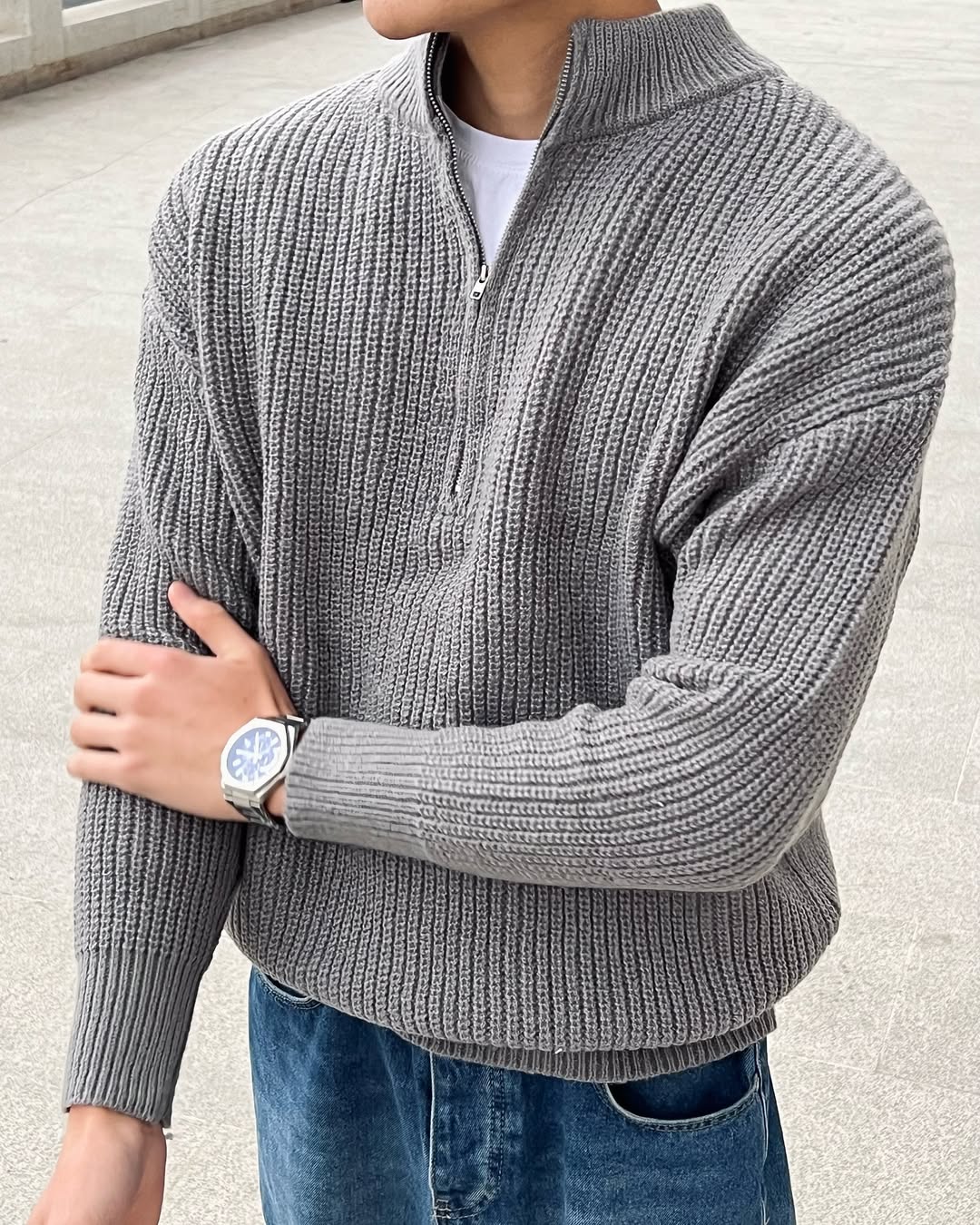 Brand & Belle | BERLIN HALB ZIP-PULLOVER