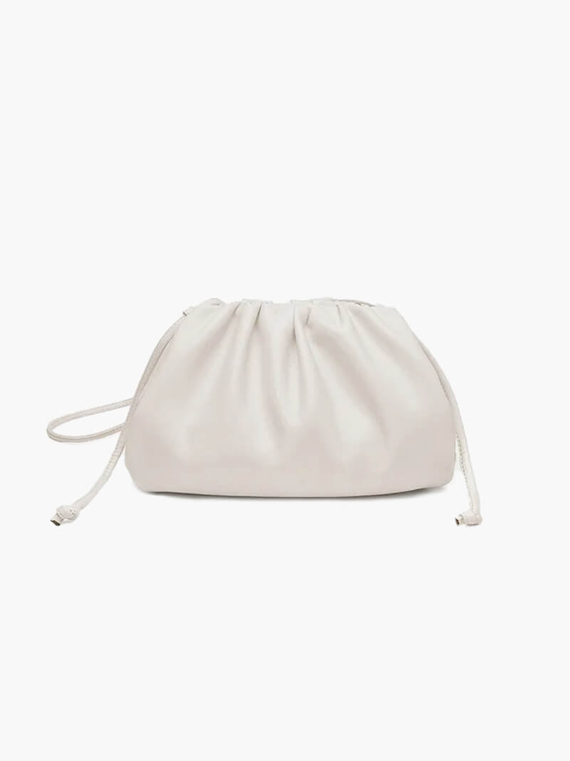 Damen Crossbody Tasche aus veganem Leder – Elegante Dumpling Bag