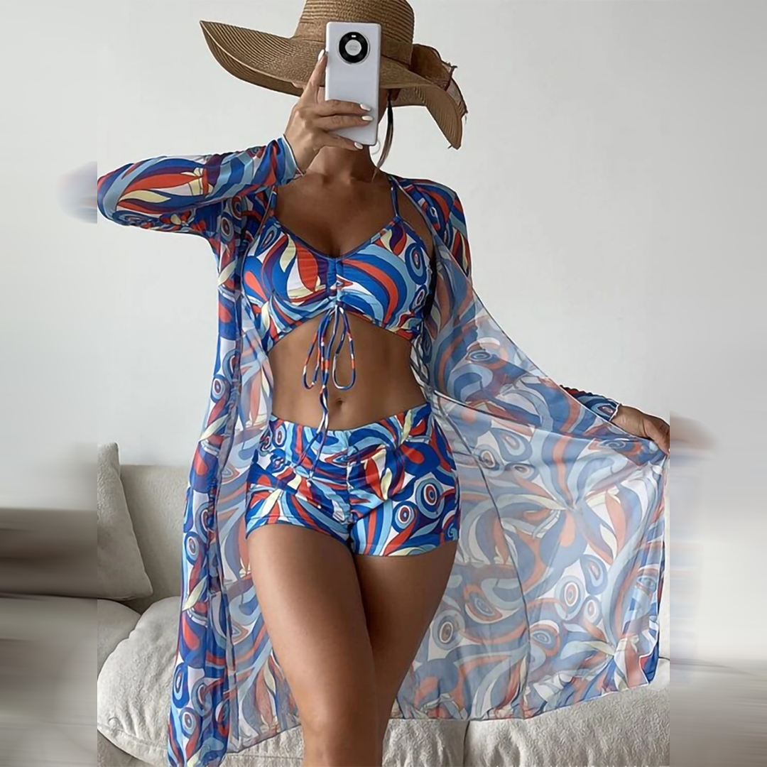 Hilda® | Bedrucktes dreiteiliges Schwimmbecken