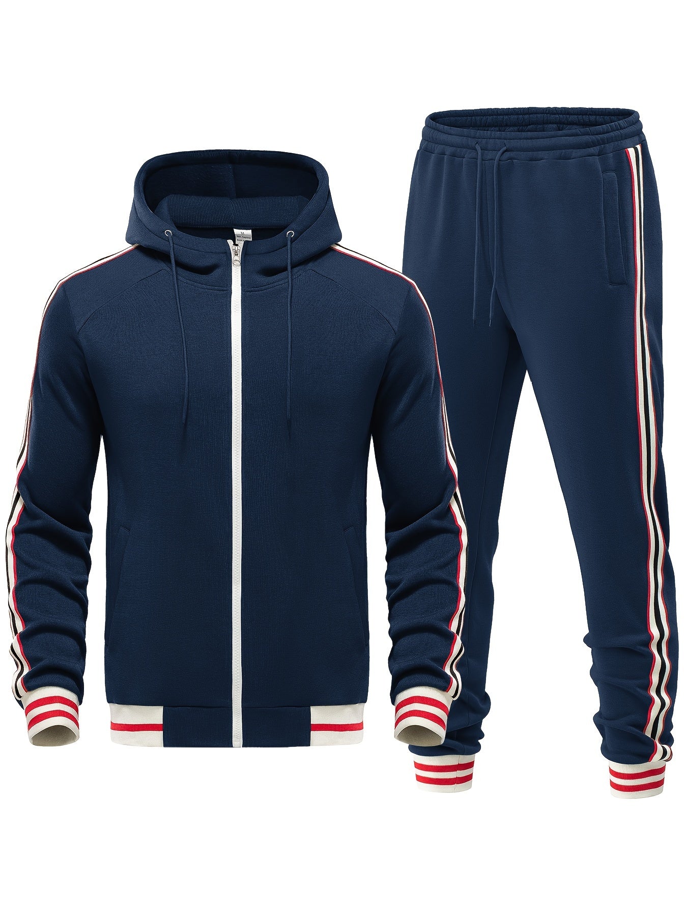 Stylischer Trainingsanzug mit Modernem Streifenlook