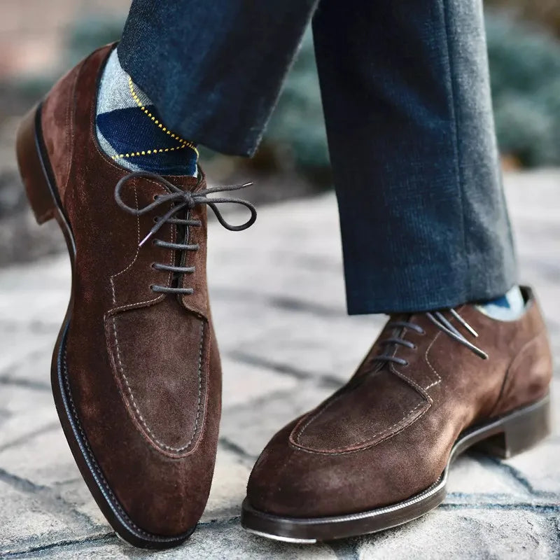 Wildleder-Oxford-Schuhe für Herren