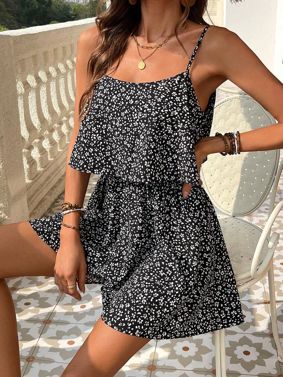 Tabea – Damen Jumpsuit Mit Spaghettiträgern Sommerlich Und Modisch