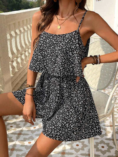 Tabea – Damen Jumpsuit Mit Spaghettiträgern Sommerlich Und Modisch