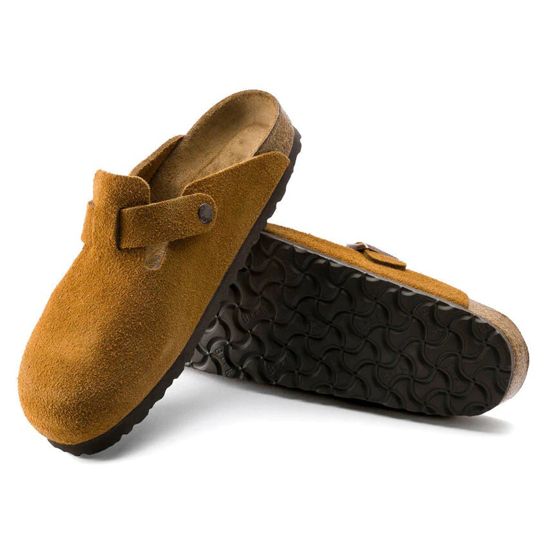 Wildleder-Loafer-Sandalen mit Schnalle für Herren