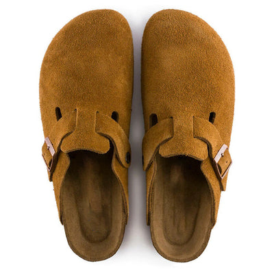 Wildleder-Loafer-Sandalen mit Schnalle für Herren