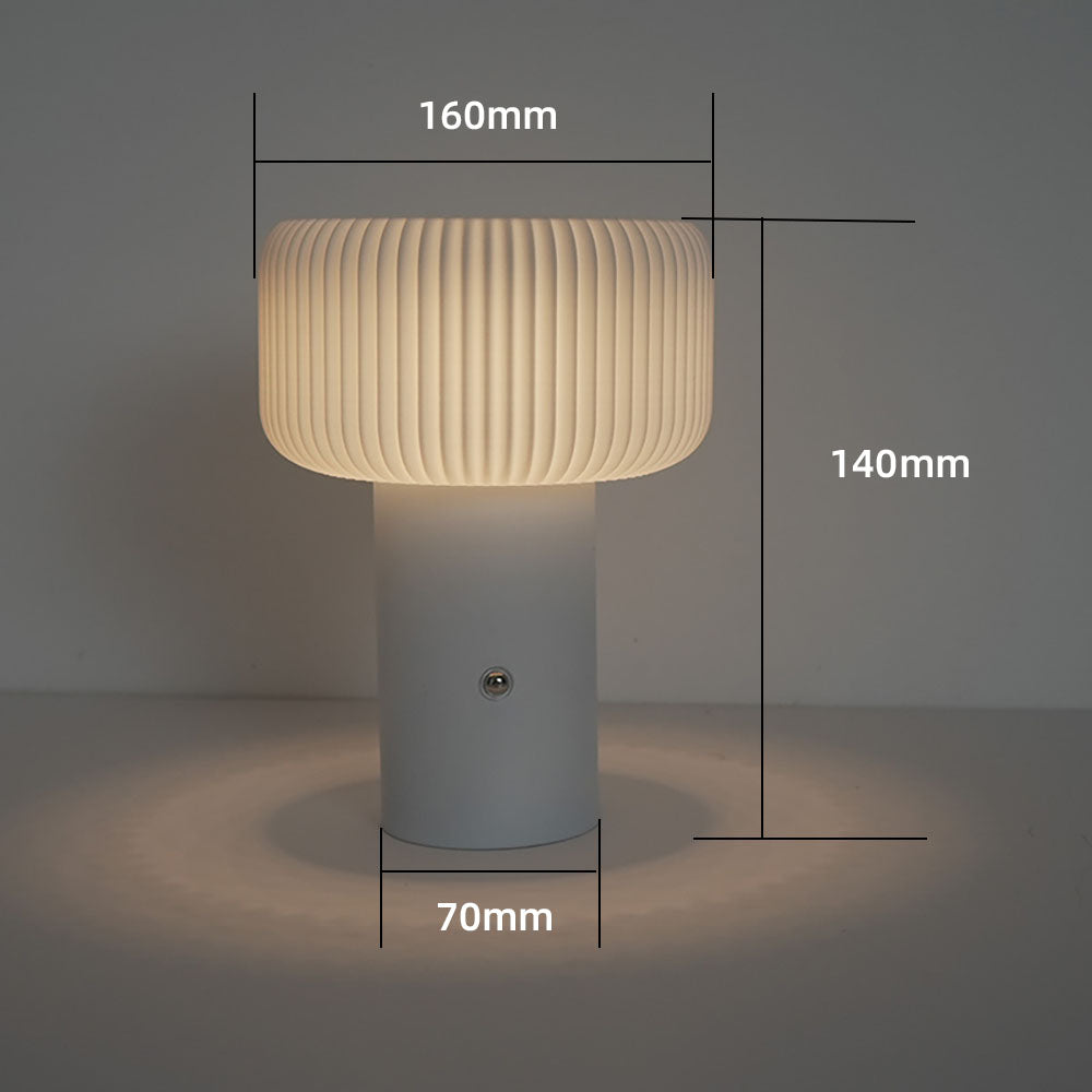 CozyGlow Light - Elegante LED Tischleuchte im Pilzdesign