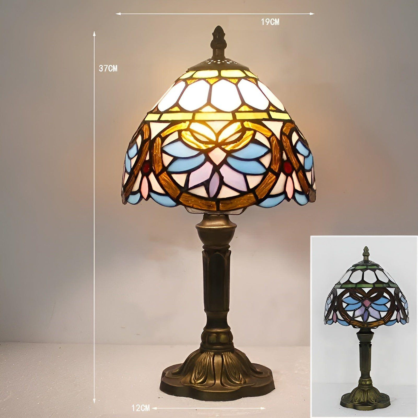 LuxeTiffany Light - Retro Baroque LED Wandleuchte