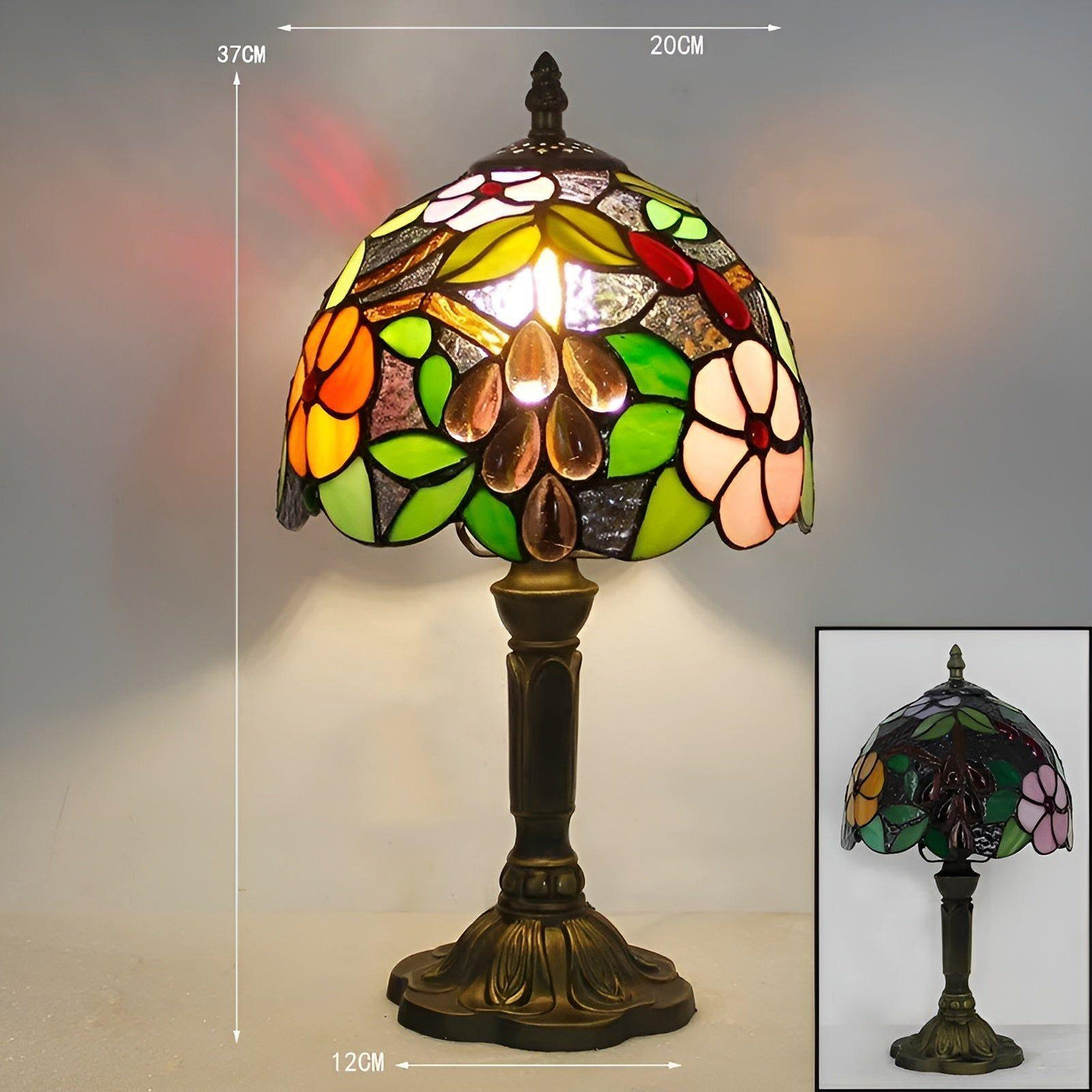 LuxeTiffany Light - Retro Baroque LED Wandleuchte