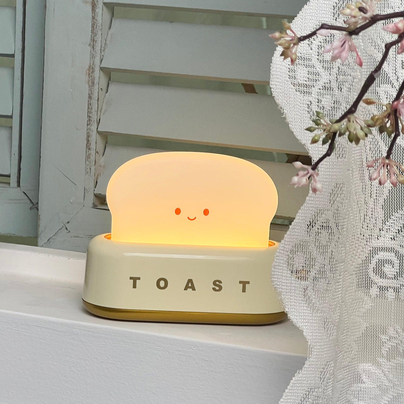 GlowToast Lampe – Tragbare Brot-Toast Cartoon LED Nachtlampe