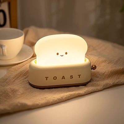 GlowToast Lampe – Tragbare Brot-Toast Cartoon LED Nachtlampe
